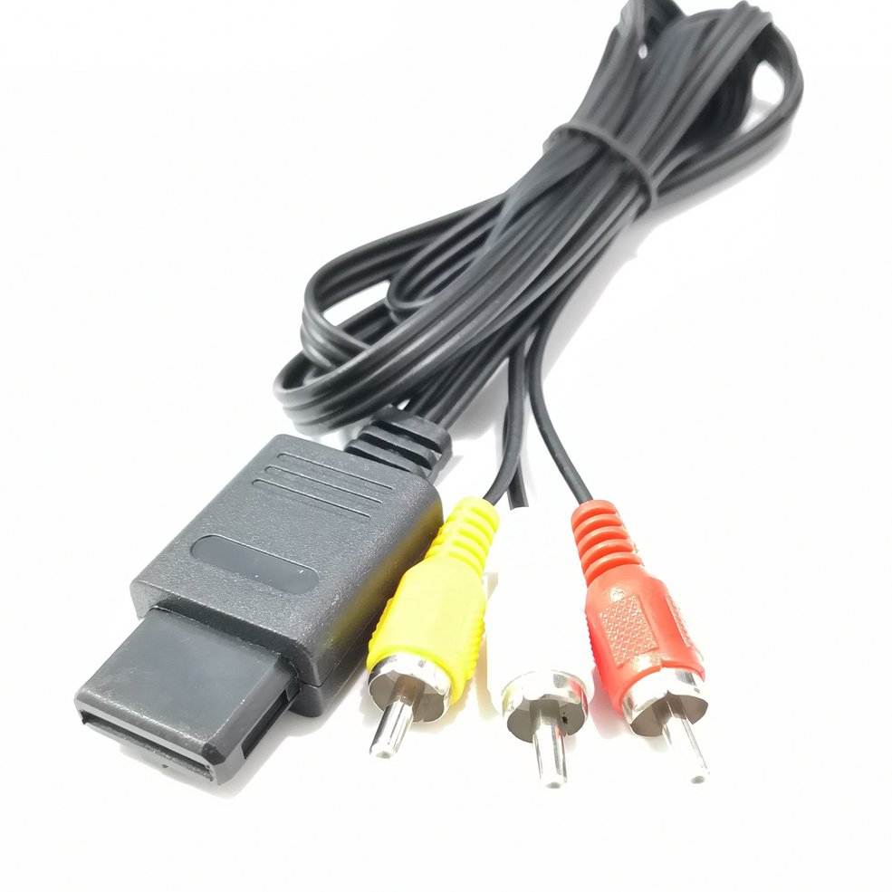 Dây Cáp Âm Thanh Video Mmyxn64 Snes Gamecube 6ft Rca Av Tv Cho Nintendo 64
