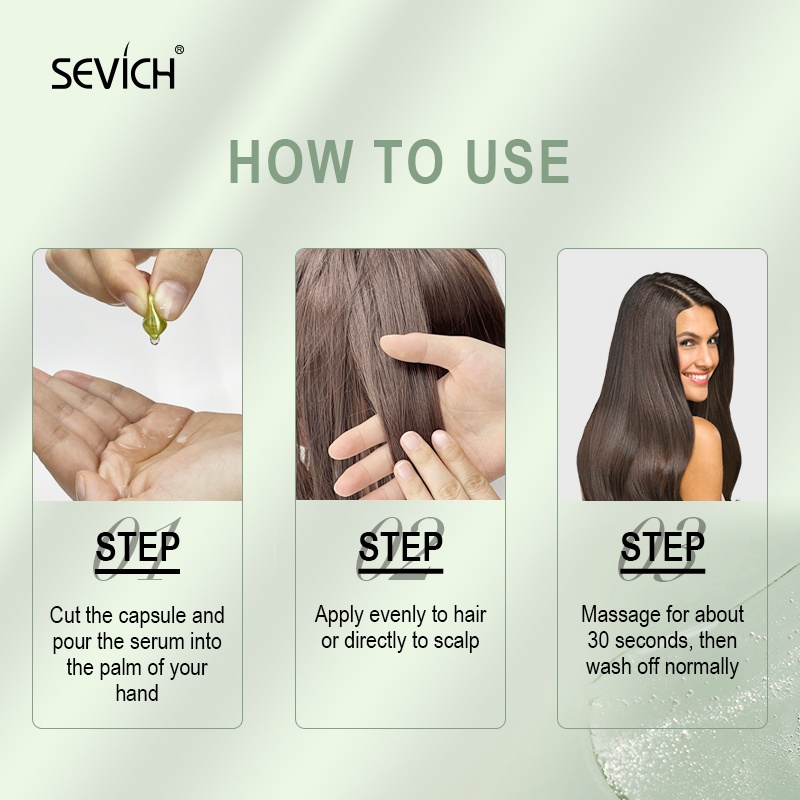 Dầu tẩy trang da đầu SEVICH với 13 viên nén cao cấp chất lượng cao