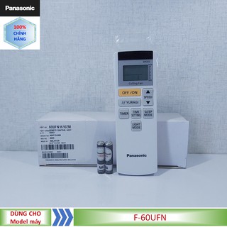 Phụ kiện [Remote chính hãng] Điều khiển quạt Panasonic model F-60UFN 60UFN1610ZM