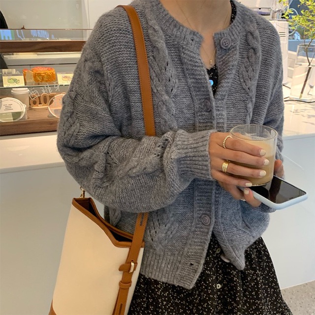 Áo Khoác Len Cardigan Nữ Cao Cấp Hàn Quốc Siêu Đẹp | BigBuy360 - bigbuy360.vn