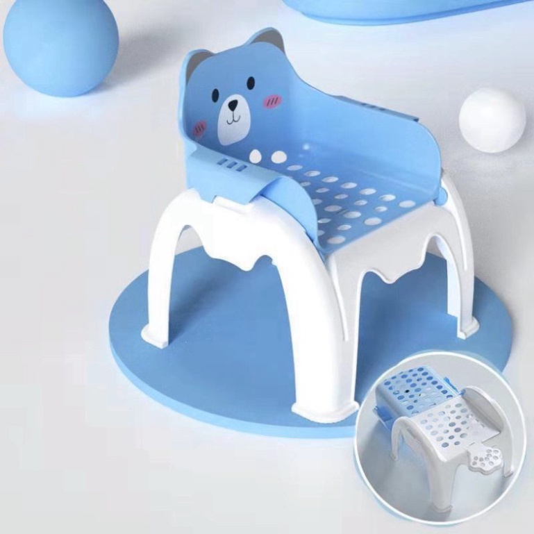 Ghế gội đầu cho bé cỡ đại gấp gọn, ghế nằm gội đầu cho bé kiểu giường, ghế ăn dặm cho bé Babyjoy Mart