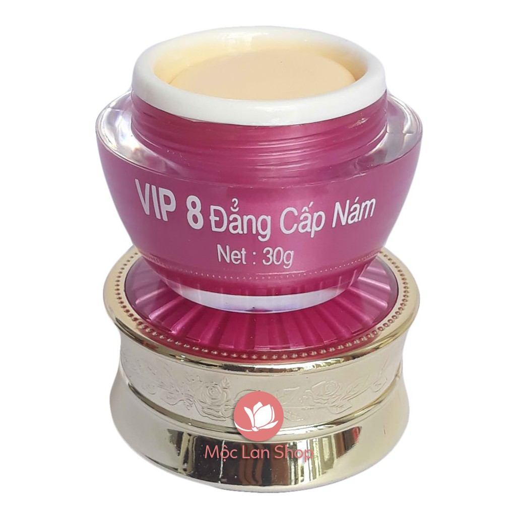 Kem nám tàn nhang, trắng da, chống nắng, phục hồi da hư 30gr- Kem Nano white Vip 10 -  Mỹ phẩm Mộc Lan