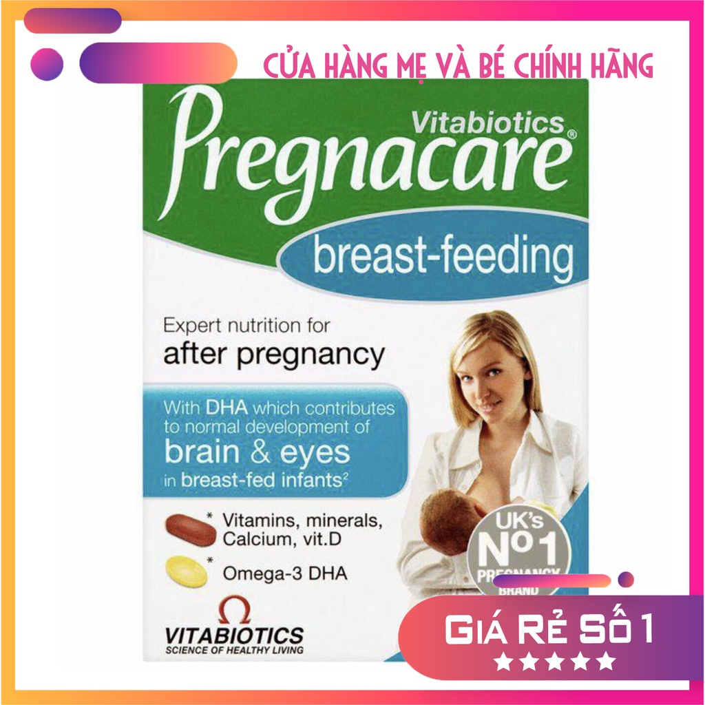 Vitamin tổng hợp sau sinh Pregnacare Breastfeeding Anh 84 viên