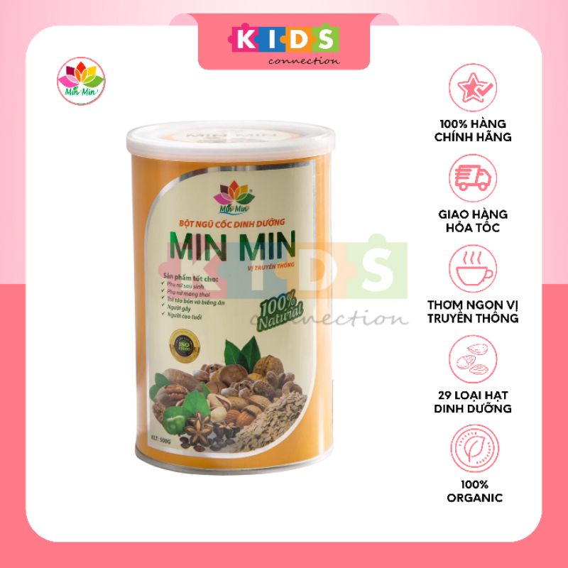 Ngũ cốc dinh dưỡng bà bầu/ lợi sữa Min Min 29 Loại Hạt cao cấp 500g