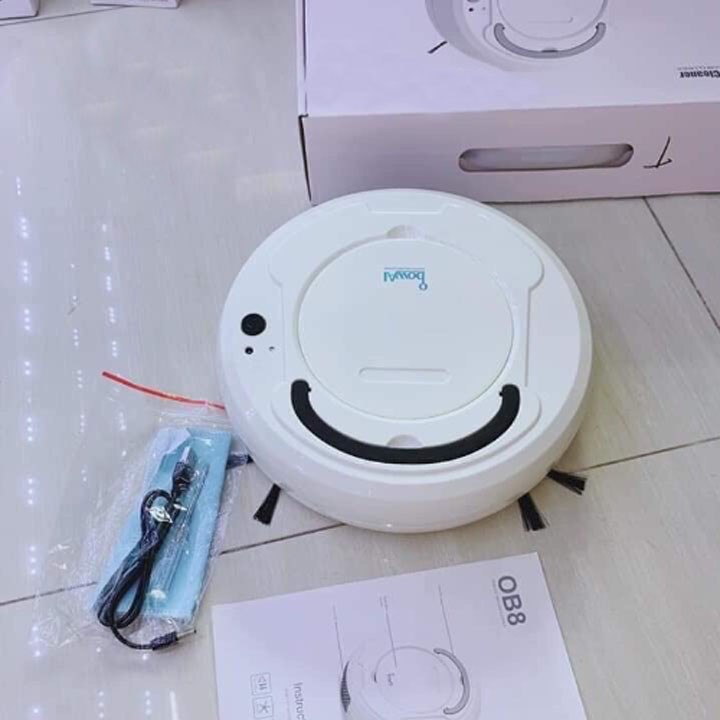 Robot hút bụi, chổi lau nhà thông minh Bowai,Tự động hút bụi, lau nhà