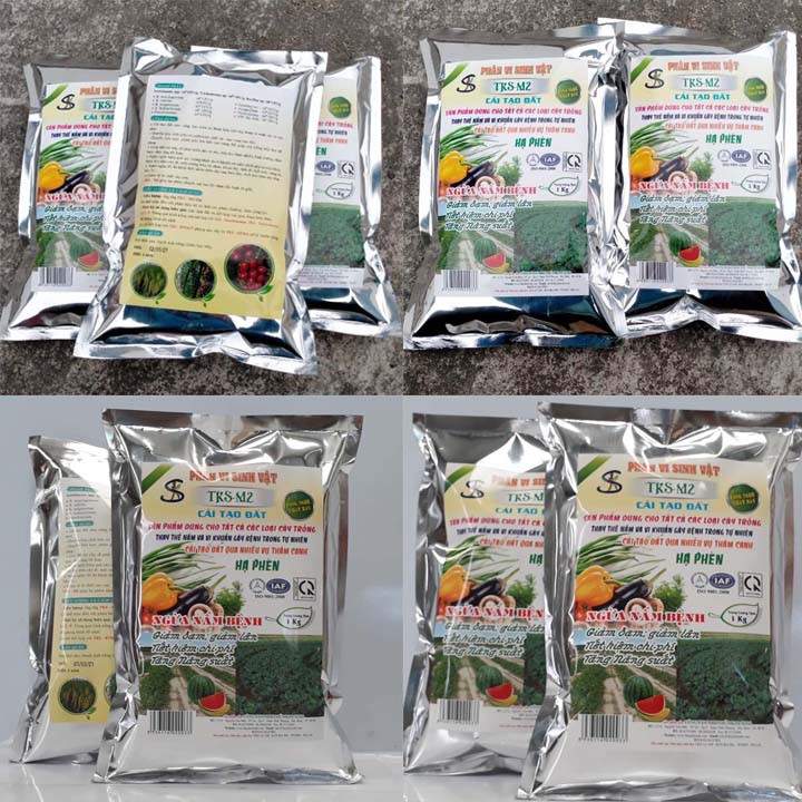 CẢI TẠO ĐẤT TRỒNG: Nâng pH Đất,Hạ Phèn Nhanh, Ức Chế Nấm Bệnh, Tơi Xốp Đất - Gói 1kg