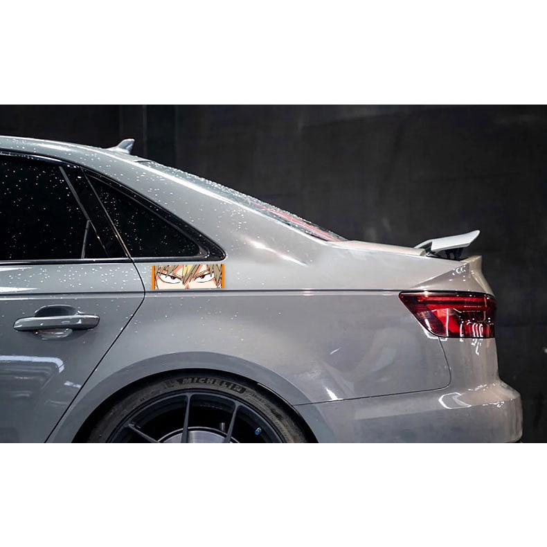 1 Nhãn Dán Trang Trí Thân Xe Hơi Họa Tiết Đôi Mắt Hai Chiều Kiểu Nhật Bản Dành Cho Honda