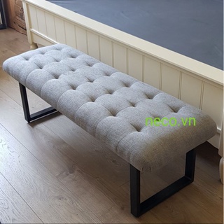 Ghế băng Bench bọc nệm vải