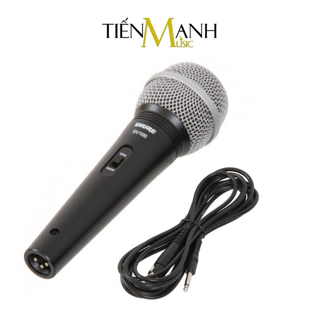 Mic Shure SV100 Có Dây Cầm Tay Vocal Microphone Karaoke Micro SV100-X - Chính Hãng USA