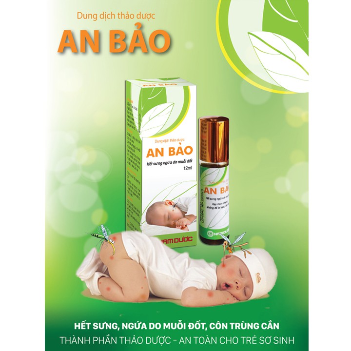 Tinh dầu ngừa muỗi đốt An Bảo – Giúp sát khuẩn, chống viêm, sưng ngứa do muỗi đốt, côn trùng cắn