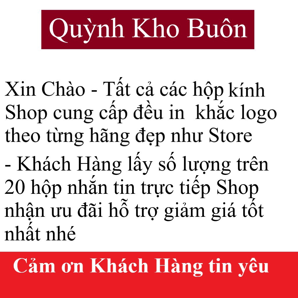 Hộp đựng kính mát Cao Cấp nam nữ thời trang , Hộp Da bền đẹp