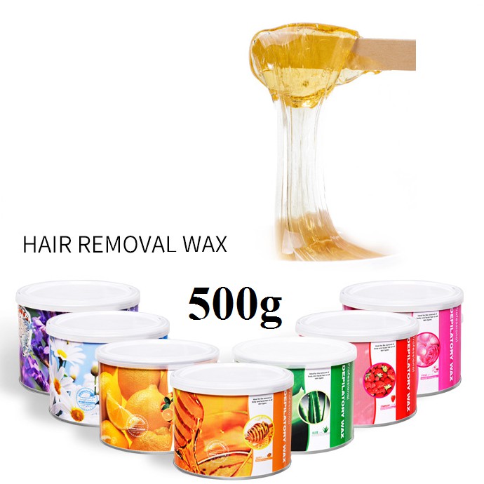 Gel wax lông Depilatory Honey 500g nóng chính hãng