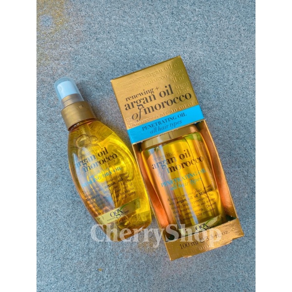 Tinh dầu dưỡng dành cho tóc khô OGX Renewing Argan Oil of Morocco Penetrating Oil (100ml)