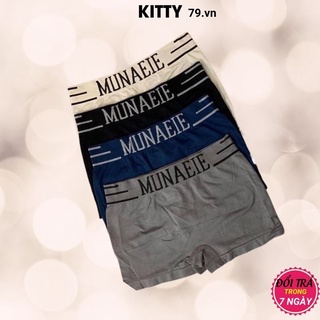 Combo 4 quần đùi nam munafil, quần lót nam 4đ-111