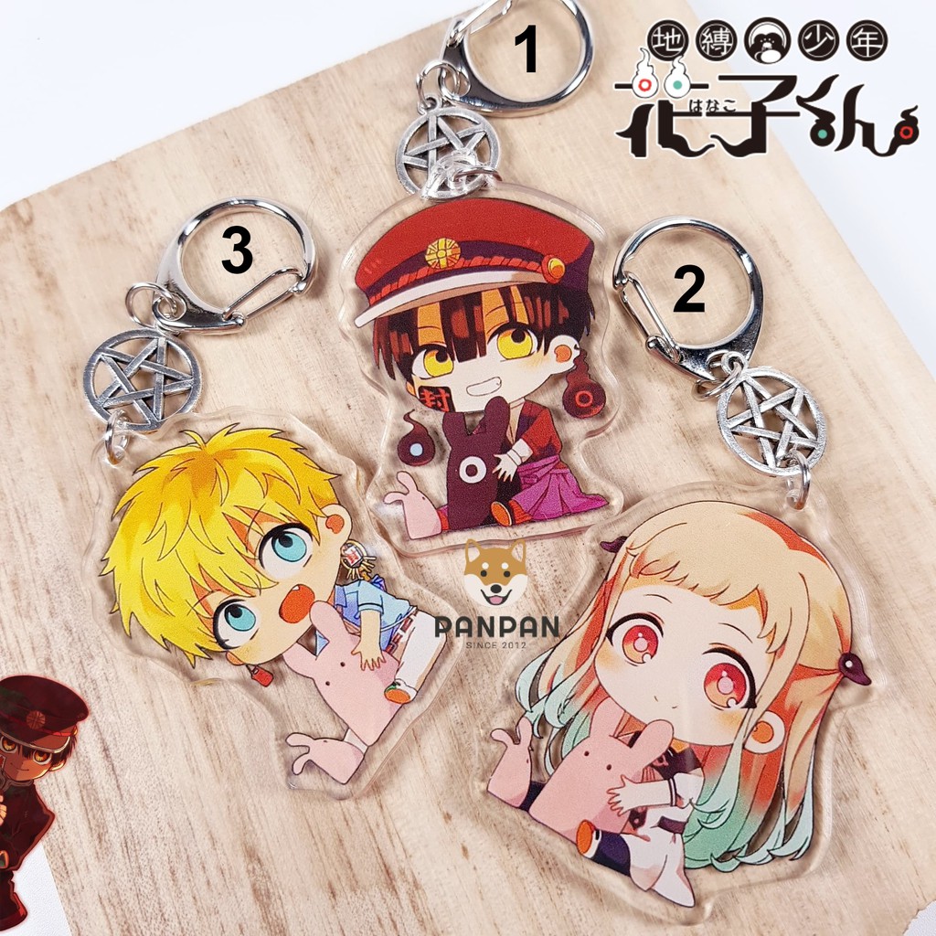 Móc Khóa Mica Acrylic Jibaku Shounen Hanako-kun (In Ép 2 Mặt Chống Trầy)