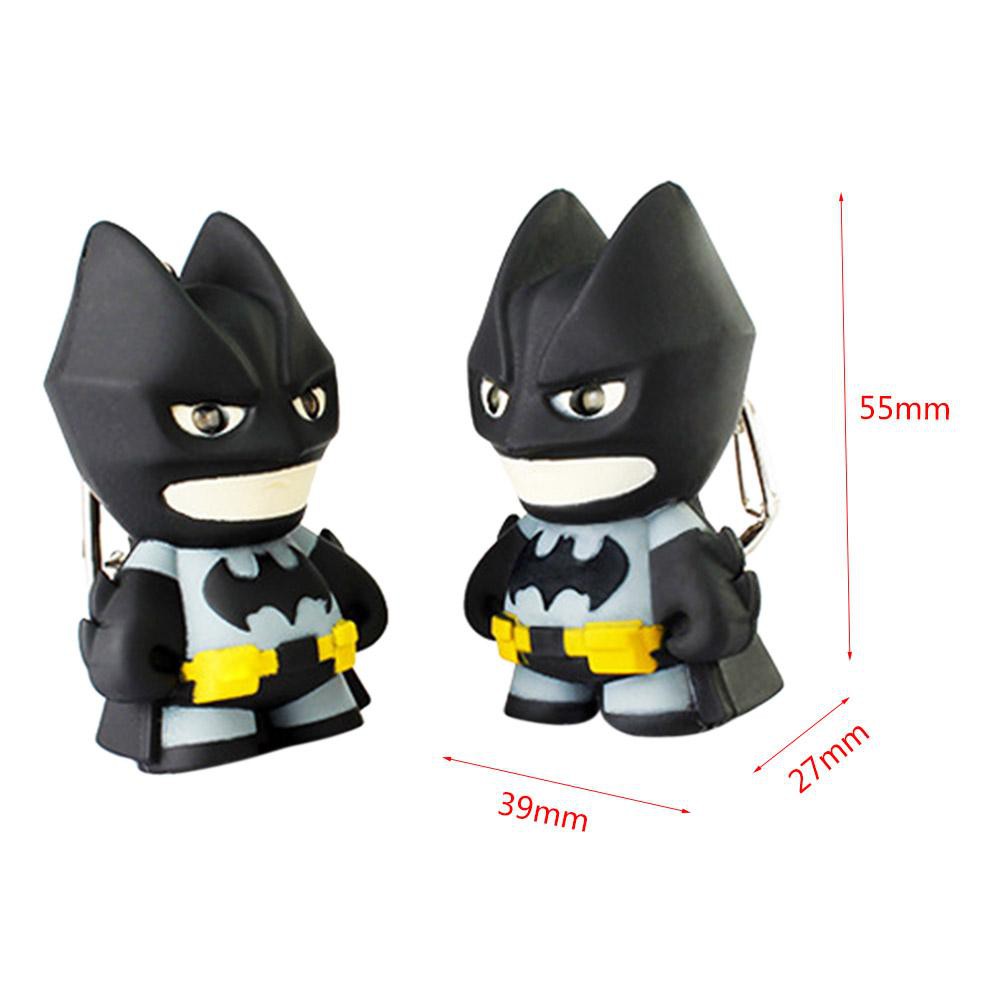 Móc khoá đèn LED hình Batman xinh xắn có âm thanh