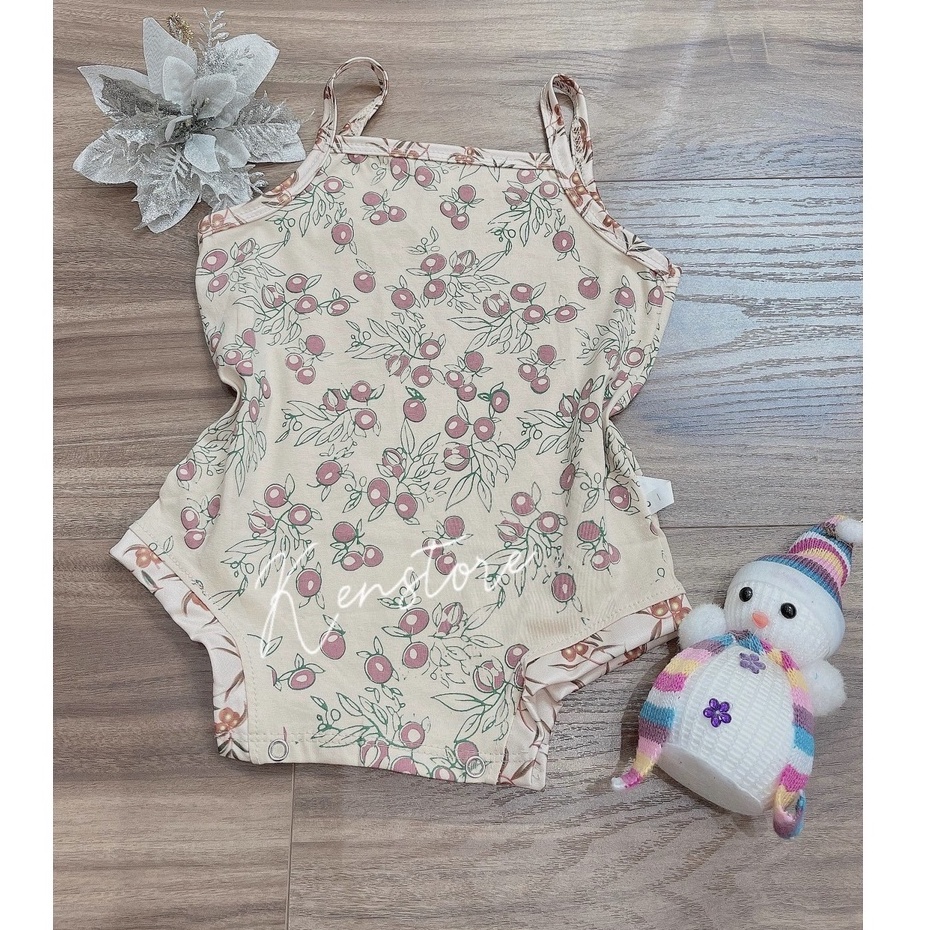 Body Hai Dây Chất Liệu Thun Cotton Cao Cấp Cho Bé Từ 4Kg Đến 15Kg Thời Trang Trẻ Em Ken Store