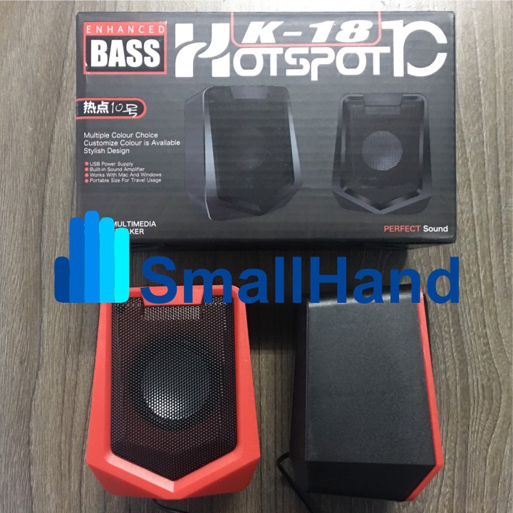 Model K18 – Multimedia Speaker 2.0 – Loa vi tính 2.0 nhập khẩu – Bảo hành 3 tháng