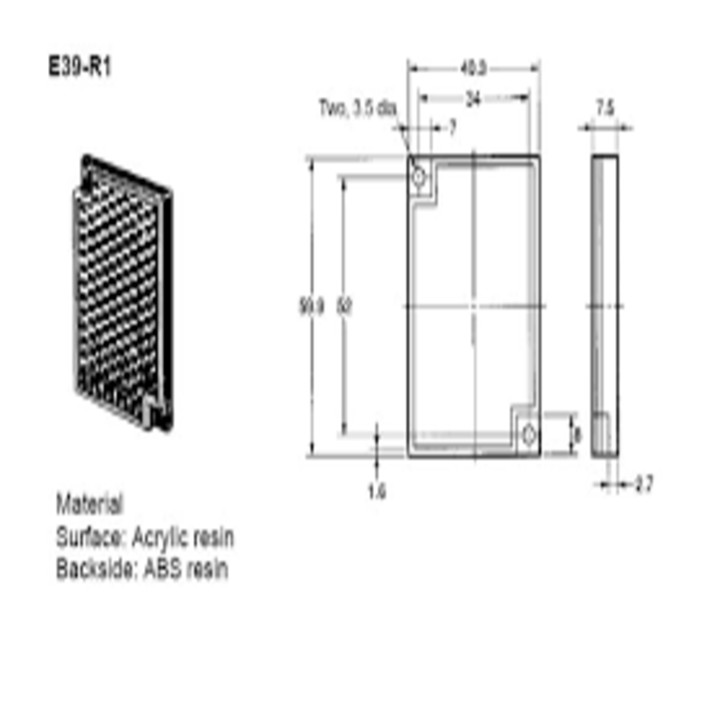 gương phản xạ cảm biến quang omron E39-R1