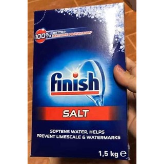 Muối rửa bát finish 1.5kg + tặng que thử nước cứng