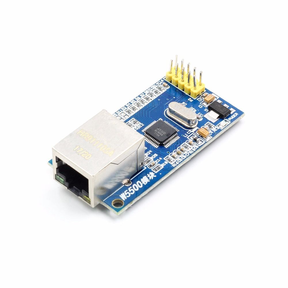 Mô Đun Mạng Ethernet W5500 Cho Arduino Tcp / Ip 51 / Stm32 Spi Giao Diện 3.3v 5v