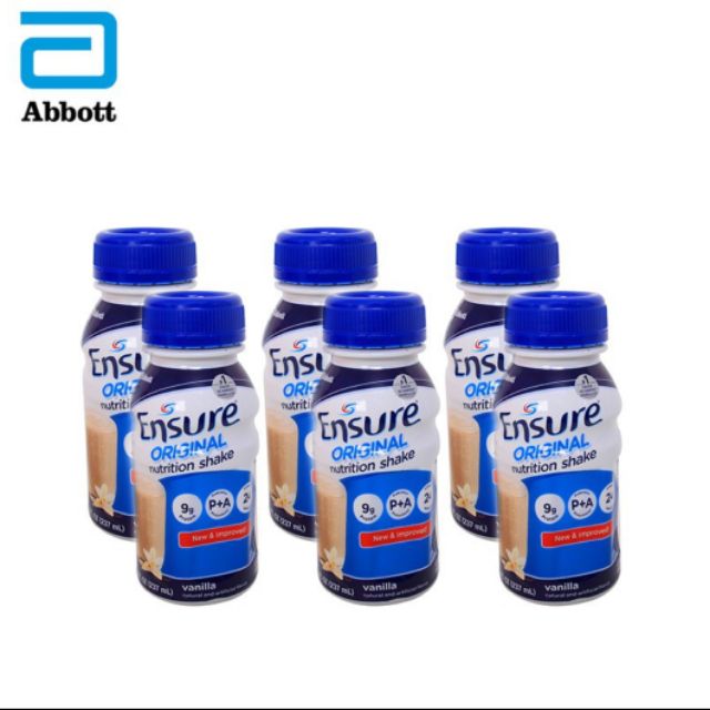 Lốc 6 chai Sữa nước Ensure Abbott 237ml/chai