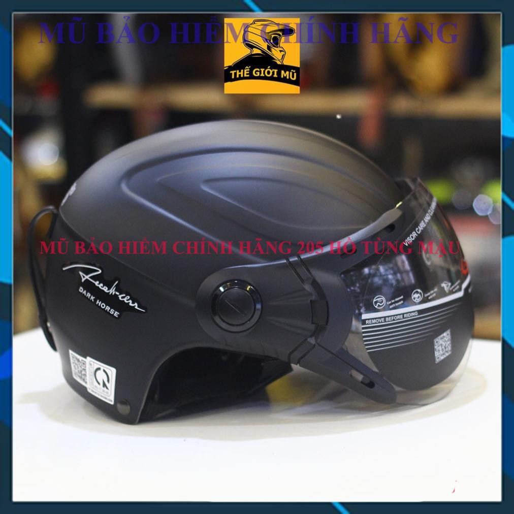 Mũ bảo hiểm size lớn nửa đầu có kính GRS A860K cho người đầu lớn
