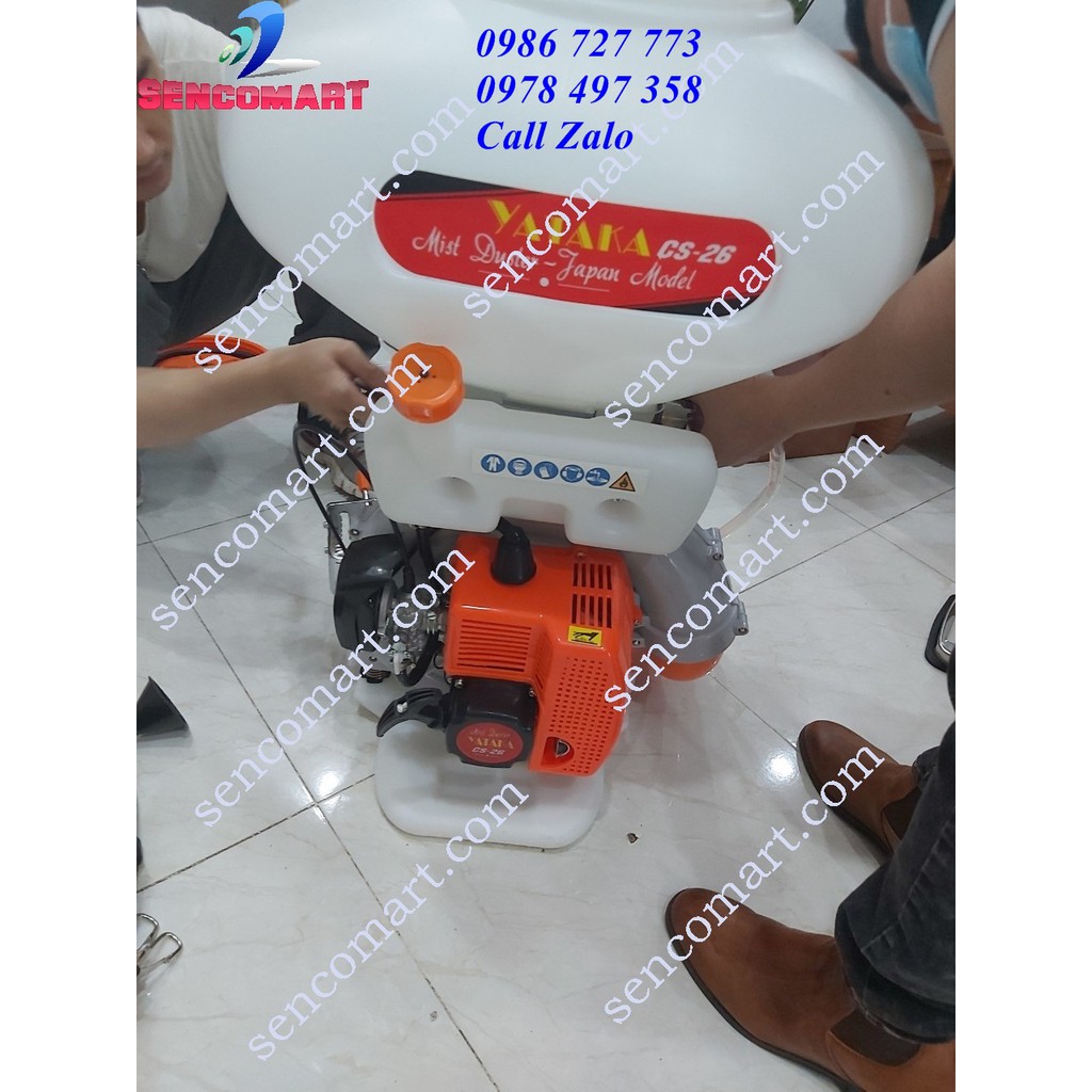 Máy phun rải hạt giống, máy xạ phân đa chức năng Yataka CS-26 chạy xăng 2 thì