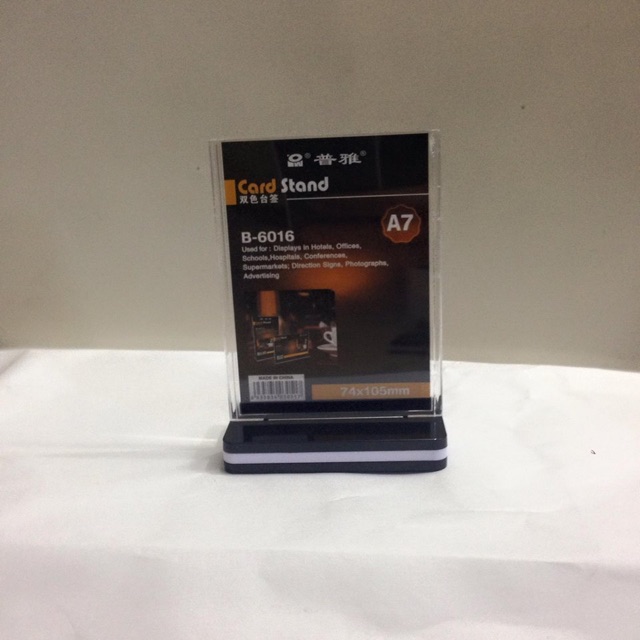 Menu để bàn A7 đứng