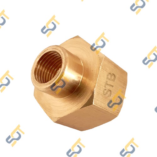 Măng sông thu - Hai ren trong (Brass pipe fitting socket - reducing coupling) - Bằng đồng