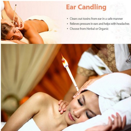 10 Cây nến xông tai bằng sáp ong