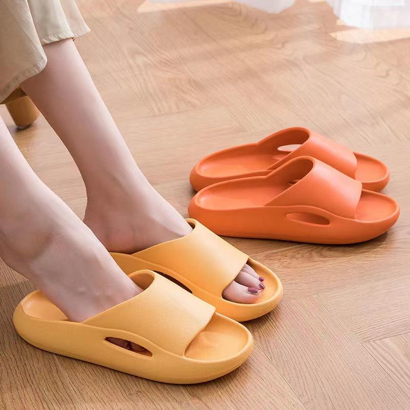 Dép Đi Trong Nhà Chống Trượt Màu Sắc Đơn Giản Dành Cho Nam Và Nữ