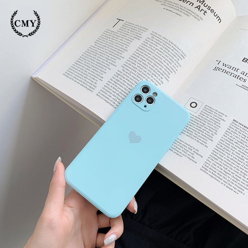 Ốp điện thoại silicon họa tiết trái tim dành cho iPhone11/11Pro 11pro Max X XR XS XS MAX 7 8 plus SE | BigBuy360 - bigbuy360.vn