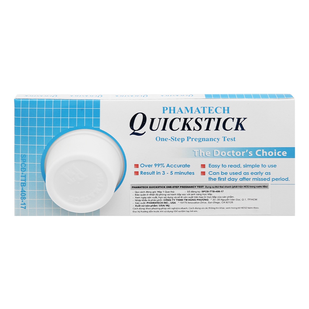 Que Thử Thai QUICKSTICK One-step Pregnancy Test