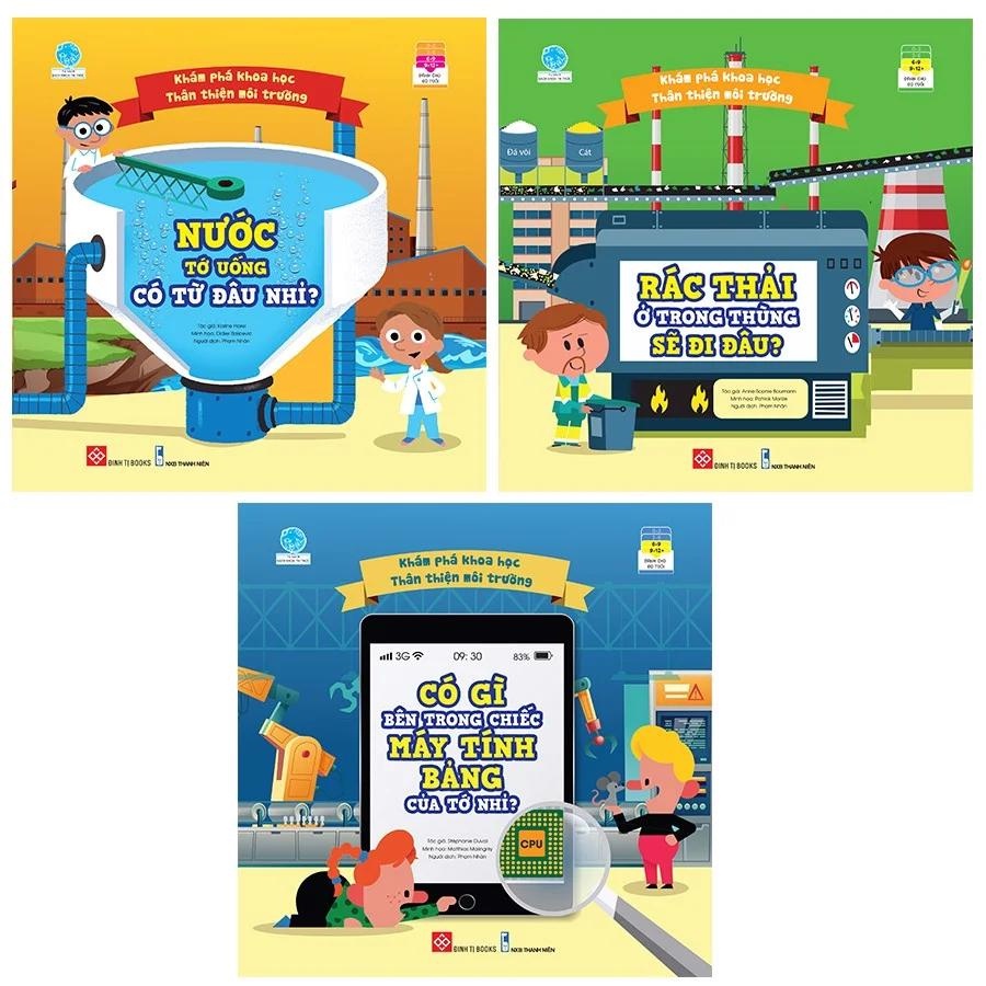 Sách - Combo - Khám phá khoa học - Thân thiện môi trường (Bộ 3 tập)