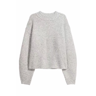 Áo len suông dày dáng ngắn H*M xuất xịn