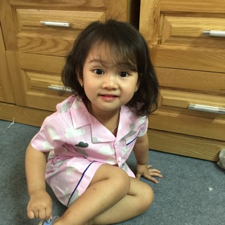 Bộ pijama bé trai gái xuất hàn