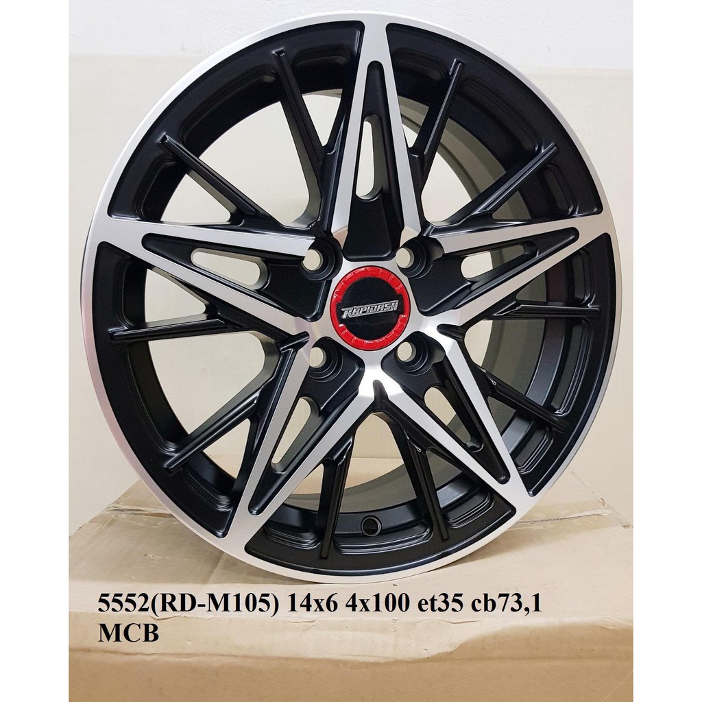 Lazang thể thao 14inch độ Kia Morning, Picanto