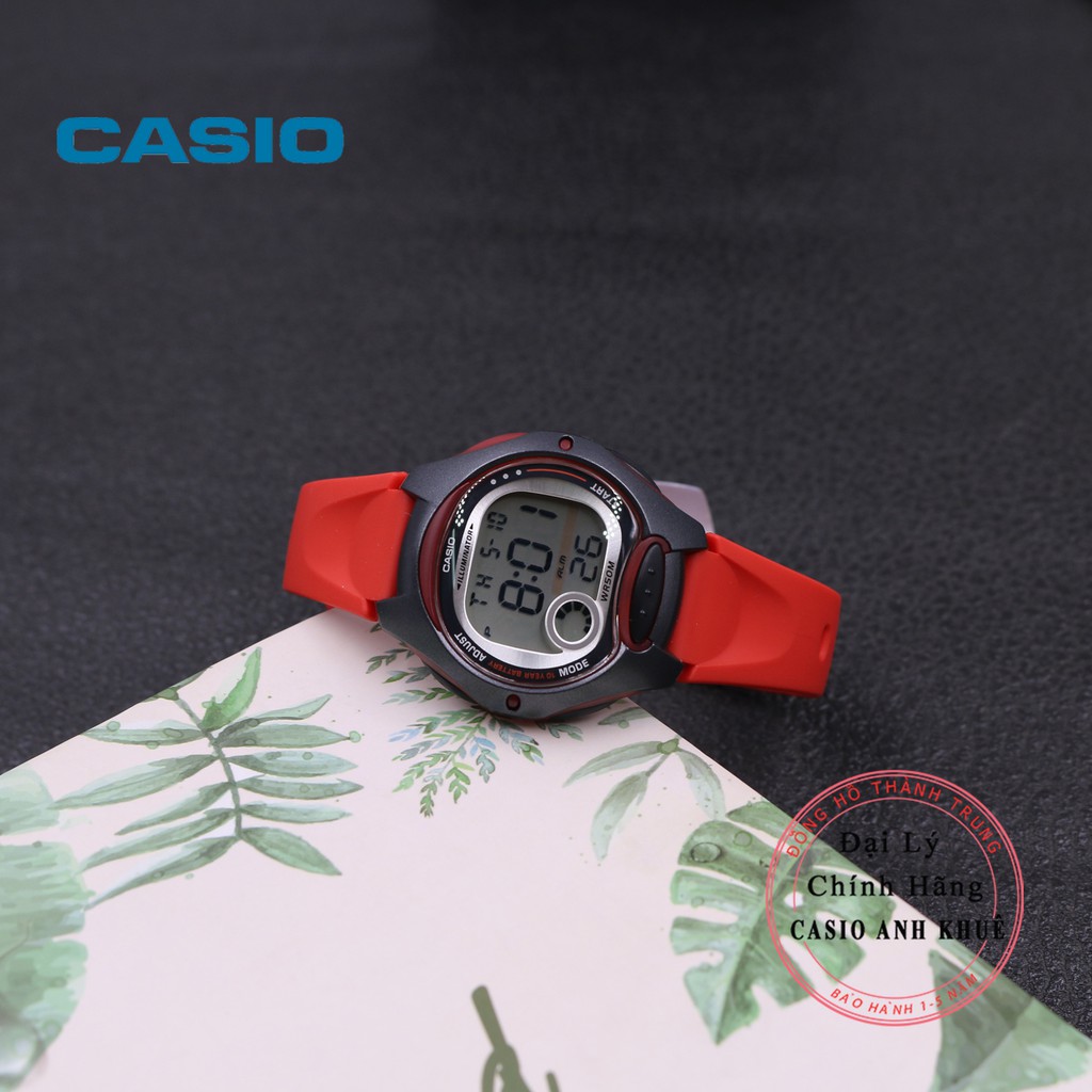 Đồng Hồ Nữ Casio LW-200-4AVDF Dây Nhựa Pin 10 Năm