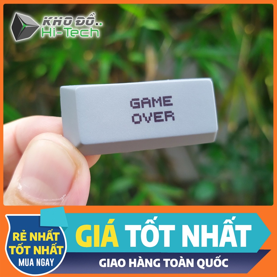 Nút keycap lẻ Game 8bit Retro 💖 𝘍𝘳𝘦𝘦𝘴𝘩𝘪𝘱 💖 Cherry profile | Chất liệu PBT dày 1.5mm, công nghệ in Dye-sub bền ký tự