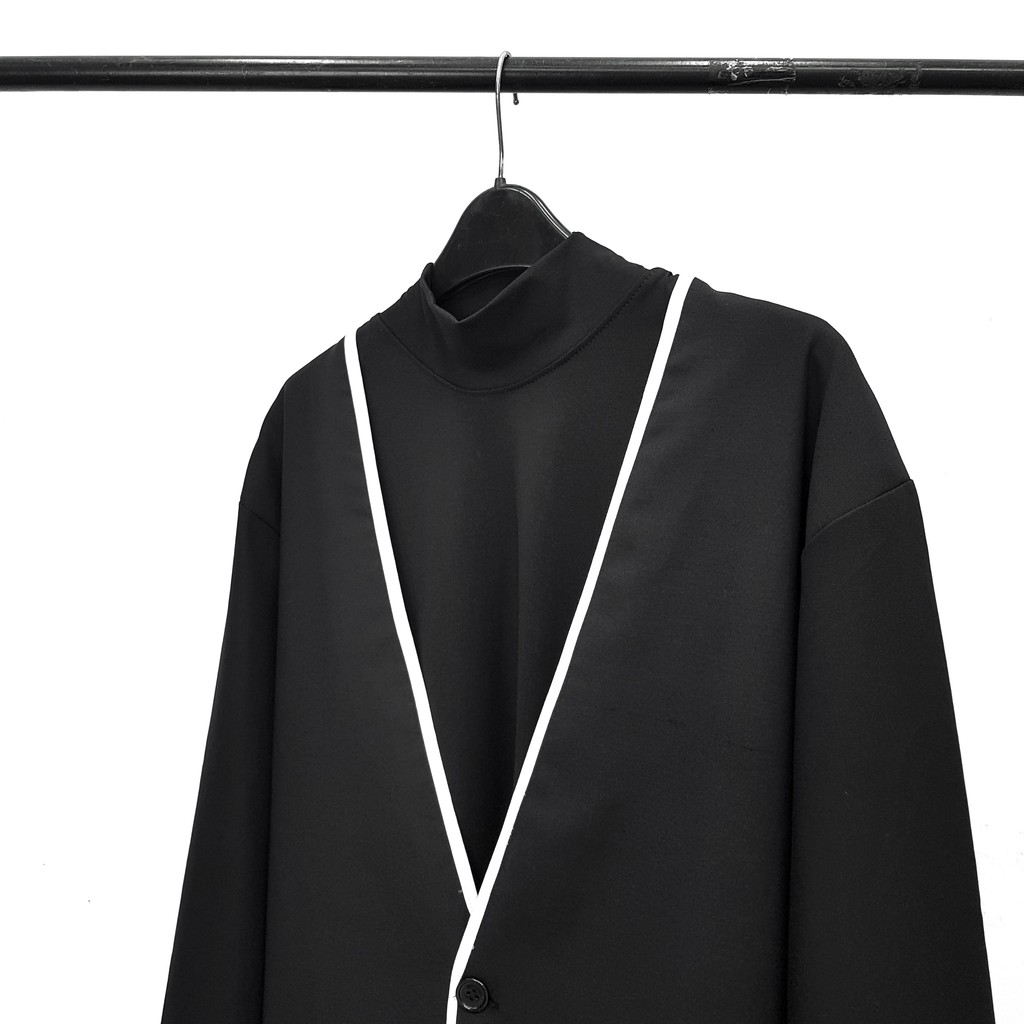 [GIẢM NGAY 50K NHẬP MÃ LAYU50K] Áo blazer nam phối viền phong cách thanh lịch dễ thương Hàn Quốc | BigBuy360 - bigbuy360.vn