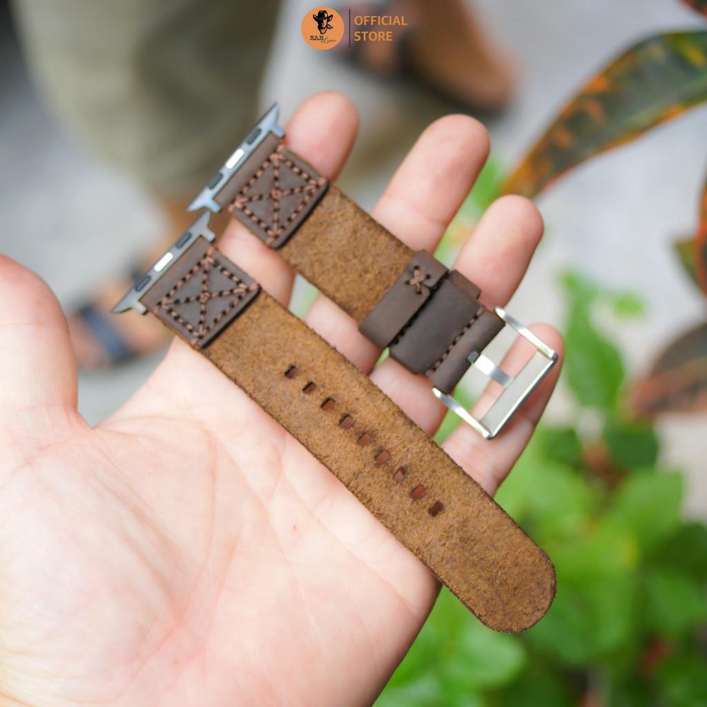 Dây Đồng Hồ AW 2,3,4,5,6,7,8, AW Ultra Da Bò Thanh Lịch - RAM Leather Simple X Nâu Đất