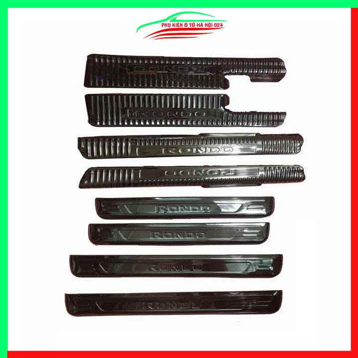 Ốp bậc cửa nẹp bước chân TITAN ô tô Kia Rondo chống trầy bảo vệ xe