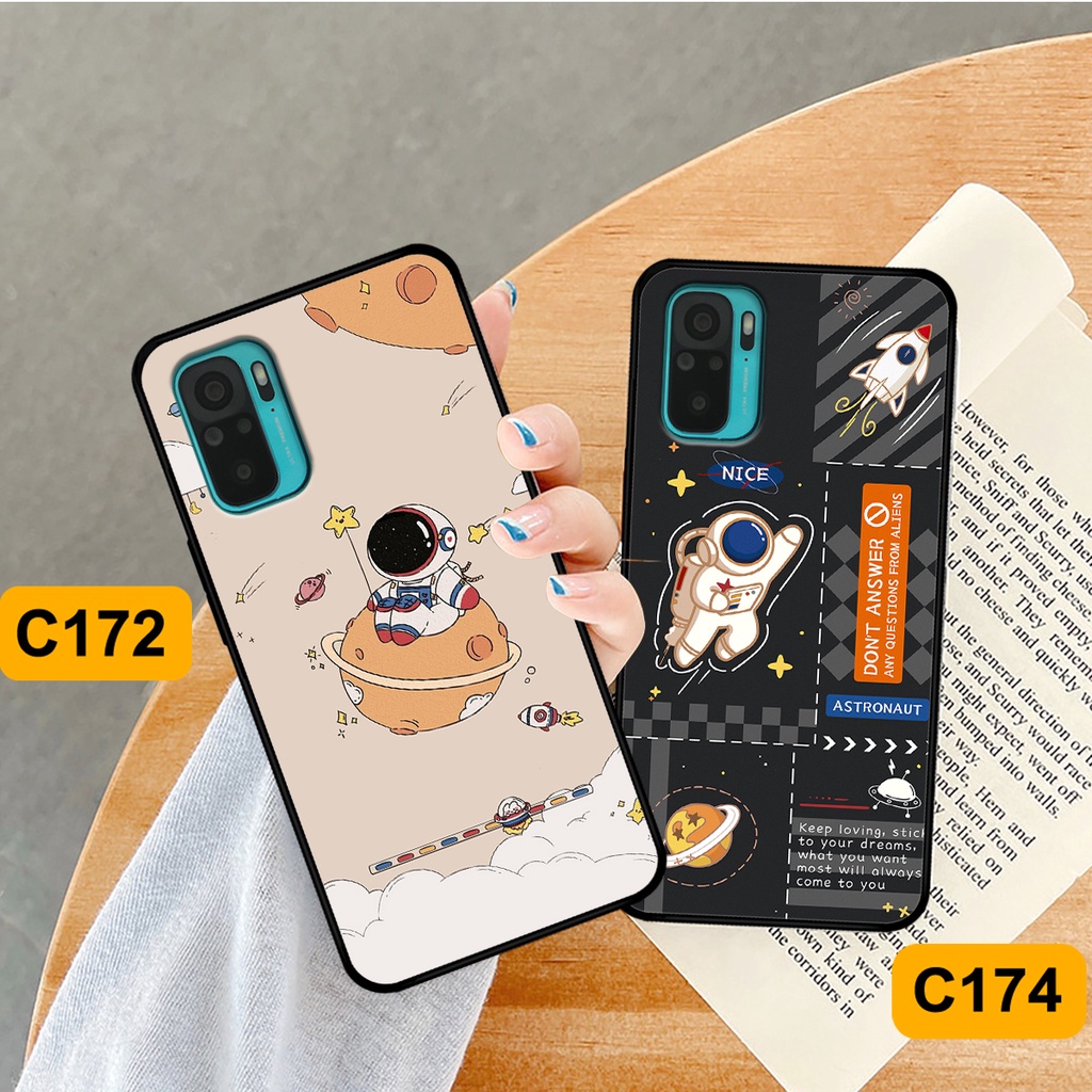 Ốp Xiaomi Redmi Note 10 4G/5G / Note 10s / Note 10 Pro in hình astronaut, phi hành gia vũ trụ hottrend, độc đáo, cá tính