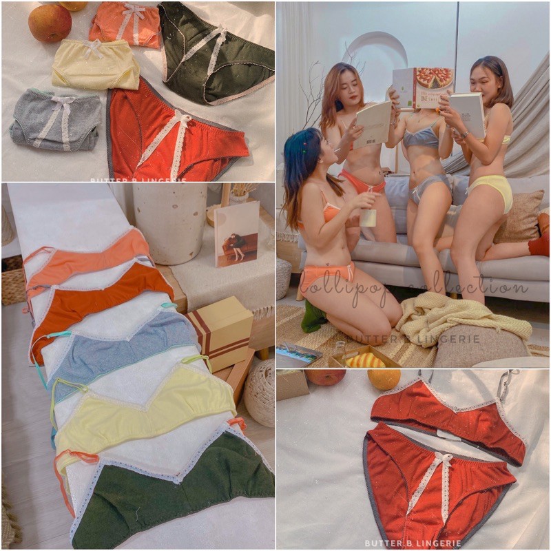 [BST LOLLIPOP] CLASSIC COTTON BRALETTE SET