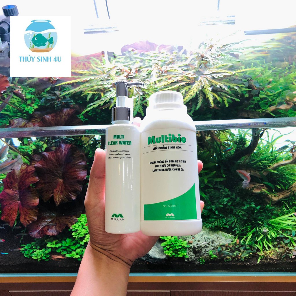 Multi Clear Water làm trong nước hồ cá chỉ sau 30p