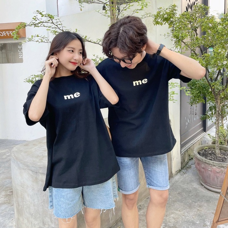 Áo thun đôi  cổ tròn nam nữ FM Style basic thời trangI Fm Style Online 220110112