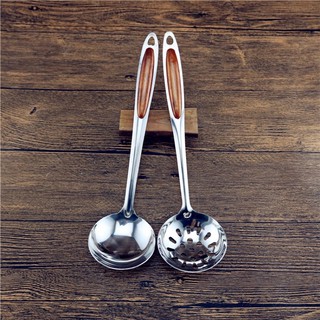 Muôi ăn lẩu/ vá ăn lẩu miệng 7.5cm cán cầm dài 21cm