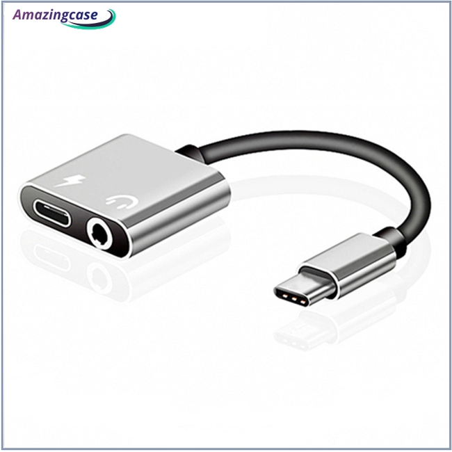 USB Type C Audio Adapter Type-C to 3.5mm Jack Earphone Audio Converter Cable