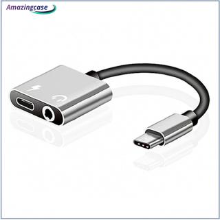 USB Type C Audio Adapter Type-C to 3.5mm Jack Earphone Audio Converter Cable